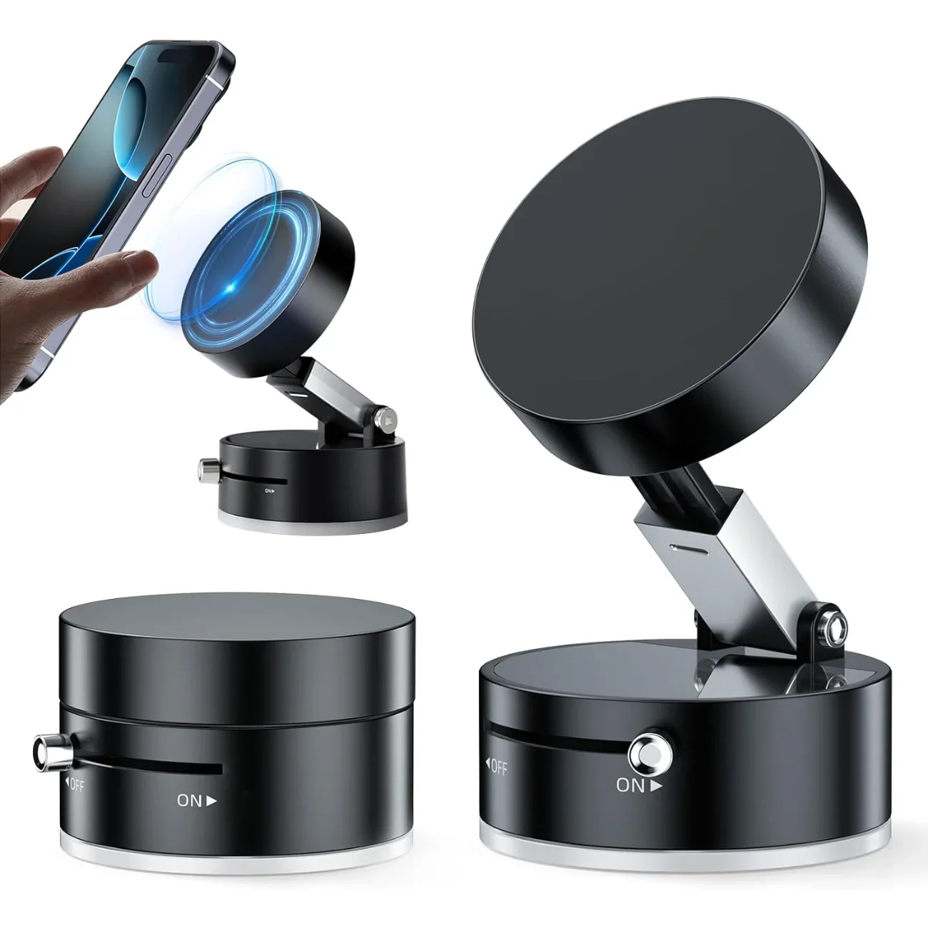 Vacuum Suction Magnetic Phone Holder