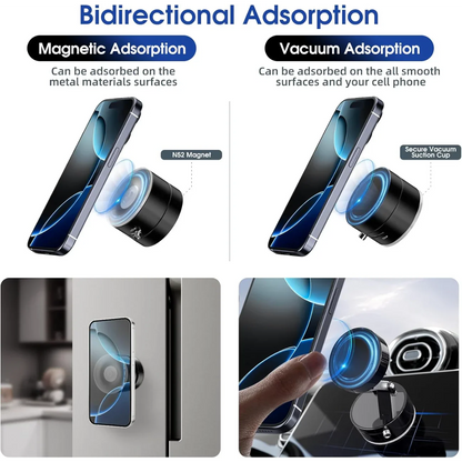 Vacuum Suction Magnetic Phone Holder